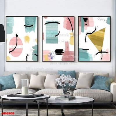 File tranh File tranh bộ hiện đại HD6908 (gốc) chủ đề con người