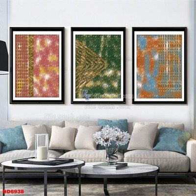 File PSD File tranh bộ hiện đại HD6938 (chất lượng in ấn)