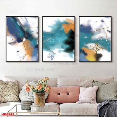 Hình ảnh gốc File tranh bộ hiện đại HD6949 (để in khổ lớn)