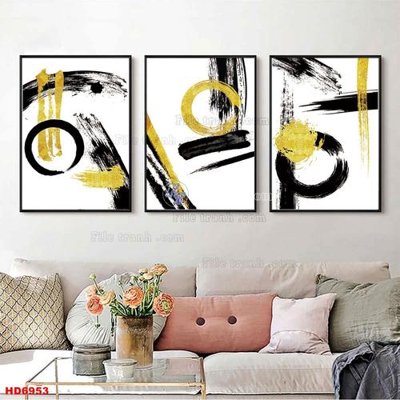 Tệp tin gốc File tranh bộ hiện đại HD6953 (dùng cho in) File tranh bộ hiện đại HD6953