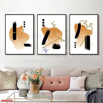 Tải file gốc File tranh bộ hiện đại HD6954 (in bạt) quảng cáo