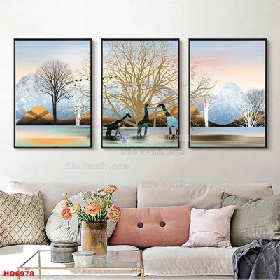 File tranh PSD File tranh bộ hiện đại HD6978 chất lượng cao