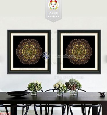 Download file gốc File bộ tranh treo hiện đại HD70029 (in lụa) tranh 3D