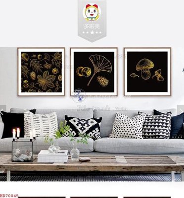 Ảnh gốc File bộ tranh treo hiện đại HD70045 (siêu chi tiết) để in ấn