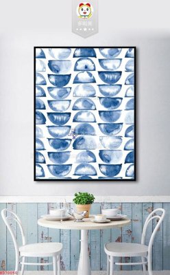 File gốc File bộ tranh treo hiện đại HD70050 (in tráng gương) ốp tường