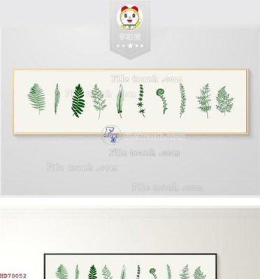 File PSD File bộ tranh treo hiện đại HD70052 (gốc) tách lớp chi tiết