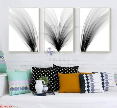 File tranh File bộ tranh treo hiện đại HD70089 (gốc) chủ đề tĩnh vật