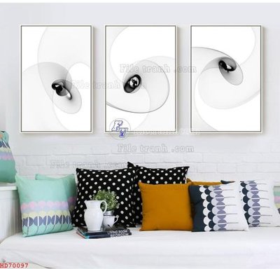 File in lụa File bộ tranh treo hiện đại HD70097 (phong cảnh) File bộ tranh treo hiện đại HD70097