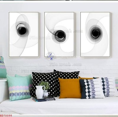 Tải xuống file tranh gốc File bộ tranh treo hiện đại HD70098 (PSD/TIFF)