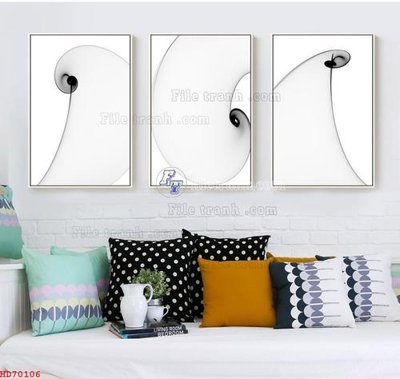 File gốc File bộ tranh treo hiện đại HD70106 (chuẩn CMYK) cho nhà in