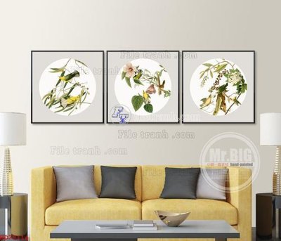 File tranh File bộ tranh treo hiện đại HD70114 (ảnh gốc) in trần 3D