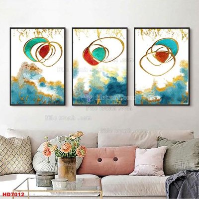 File gốc File tranh bộ hiện đại HD7012 (phong cách) châu Âu