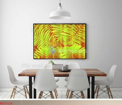 File tranh File bộ tranh treo hiện đại HD70139 (bản gốc) in lụa 3D
