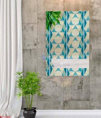 Hình ảnh file gốc in lụa File bộ tranh treo hiện đại HD70146