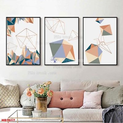 File gốc File tranh bộ hiện đại HD7017 (Filetranh.com) File tranh bộ hiện đại HD7017