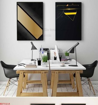 Download file gốc File bộ tranh treo hiện đại HD70218 (in lụa) cao cấp