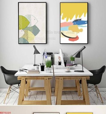 File PSD File bộ tranh treo hiện đại HD70220 (bản gốc) chất lượng nhất