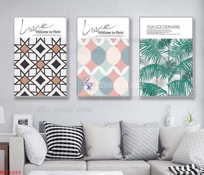 Hình ảnh file gốc File bộ tranh treo hiện đại HD70283 (chất lượng cao)