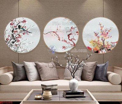 Tải file File bộ tranh treo hiện đại HD70285 (gốc) làm tranh trang trí