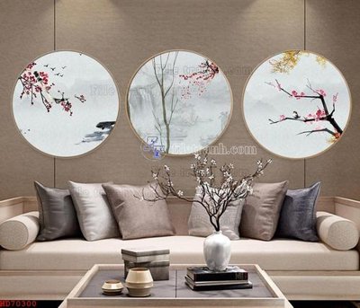 File in mica File bộ tranh treo hiện đại HD70300 (bản gốc) siêu trong