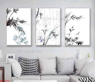 File tranh gốc File bộ tranh treo hiện đại HD70359 (bản đẹp) độc quyền