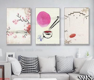 File tranh File bộ tranh treo hiện đại HD70376 (ảnh gốc) chi tiết rõ ràng