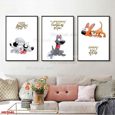 Ảnh mô tả file gốc in mica File tranh bộ hiện đại HD7040