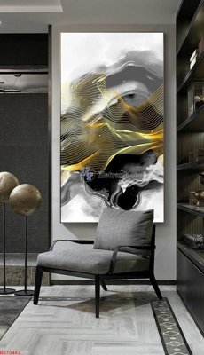 File in trần File bộ tranh treo hiện đại HD70462 (file gốc) xuyên sáng