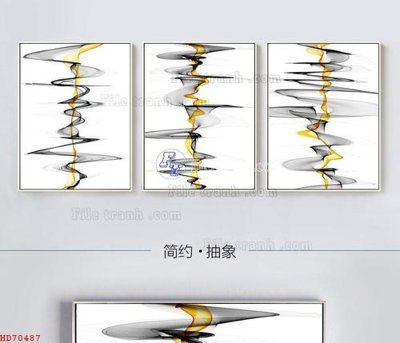 File in ấn File bộ tranh treo hiện đại HD70487 (bản gốc) từ file gốc