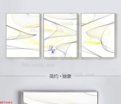 Tải file gốc File bộ tranh treo hiện đại HD70493 (bản PSD) còn layer