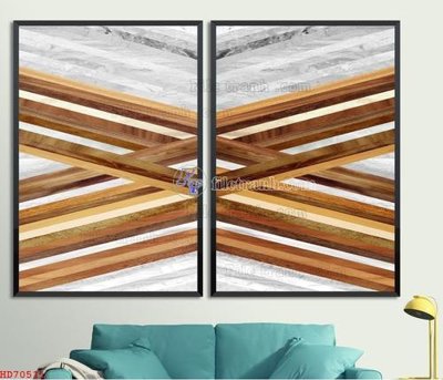 File ảnh File bộ tranh treo hiện đại HD70511 (gốc) in PP, decal