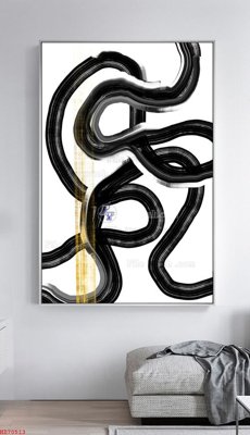 Hình ảnh file gốc in lụa File bộ tranh treo hiện đại HD70513