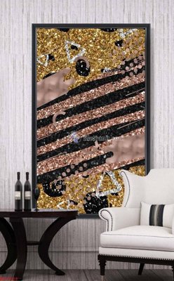 Ảnh gốc file in lụa File bộ tranh treo hiện đại HD70558 chi tiết