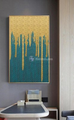 File gốc File bộ tranh treo hiện đại HD70586 (in lụa) tranh phong thủy