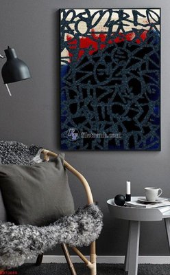 File gốc File bộ tranh treo hiện đại HD70666 (in mica) làm bảng hiệu