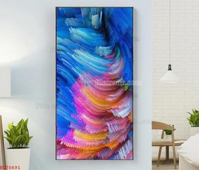 File tranh File bộ tranh treo hiện đại HD70691 (ảnh gốc) độ nét vượt trội