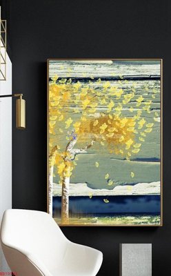 File tranh File bộ tranh treo hiện đại HD70781 (ảnh gốc) in trần nhà