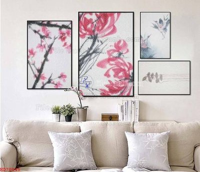 File tranh File bộ tranh treo hiện đại HD70845 (bản gốc) trang trí văn phòng