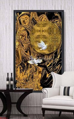 File PSD File bộ tranh treo hiện đại HD70861 (bản gốc) chất lượng nhất