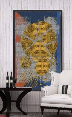 File tranh gốc File bộ tranh treo hiện đại HD70869 chủ đề hiện đại