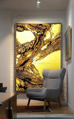 File gốc File bộ tranh treo hiện đại HD70880 (in 3D) cho trang trí