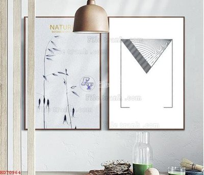 File tranh PSD File bộ tranh treo hiện đại HD70964 chất lượng cao