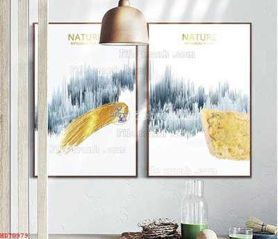 File gốc File bộ tranh treo hiện đại HD70979 (phong cách) châu Âu