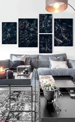 File gốc File bộ tranh treo hiện đại HD71104 (trang trí) cho phòng khách