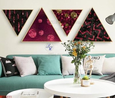 File in trần File bộ tranh treo hiện đại HD71221 (bản gốc) phong cảnh