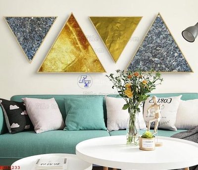 Ảnh gốc File bộ tranh treo hiện đại HD71233 (độ nét cao) in tráng gương