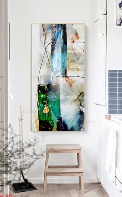 File tranh in trần 3D File bộ tranh treo hiện đại HD71285 (ảnh gốc)