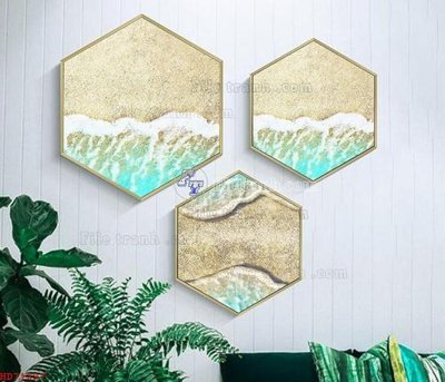 Hình ảnh gốc File bộ tranh treo hiện đại HD71297 (để in khổ lớn)