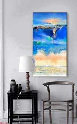 File gốc File bộ tranh treo hiện đại HD71325 (in lụa) chi tiết cao