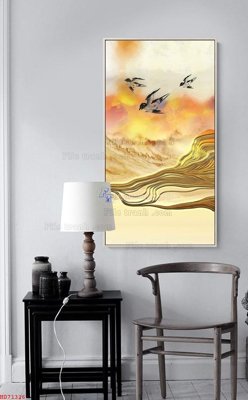 Tải file File bộ tranh treo hiện đại HD71326 (PSD) cho in tranh 3D